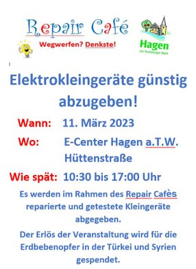 Repair Café Hagen a.T.W. Edeka